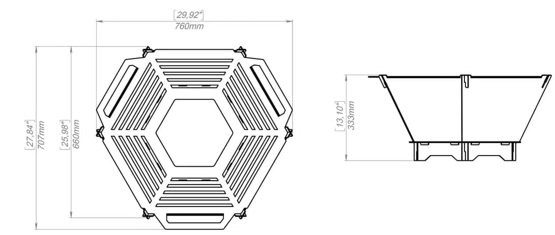 Laužavietė – dekoratyvinė dubens formos - Image 3