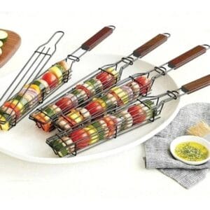 Nerūdijančio plieno groteles grill daržovėms